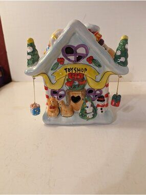 Christmas Village by Elements Toy Shop Ceramic Candy Theme